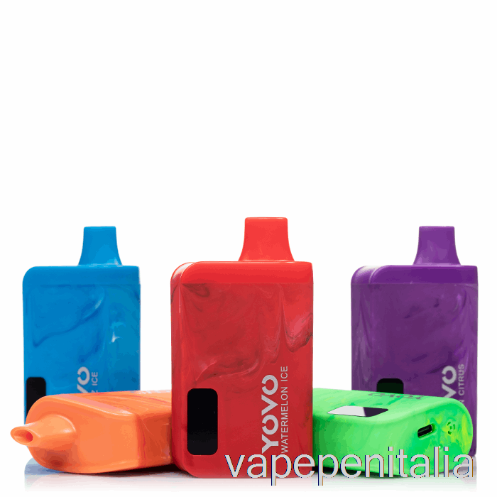 Scatola Vape Mod Yovo Jb8000 Paradiso Hawaiano Usa E Getta